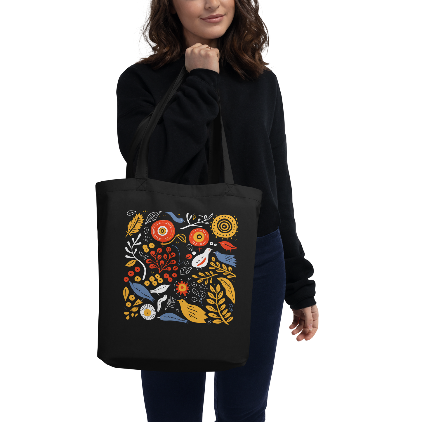 Nature Tribal Pattern Eco Tote Bag