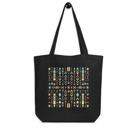 Asian Tribal Pattern Eco Tote Bag