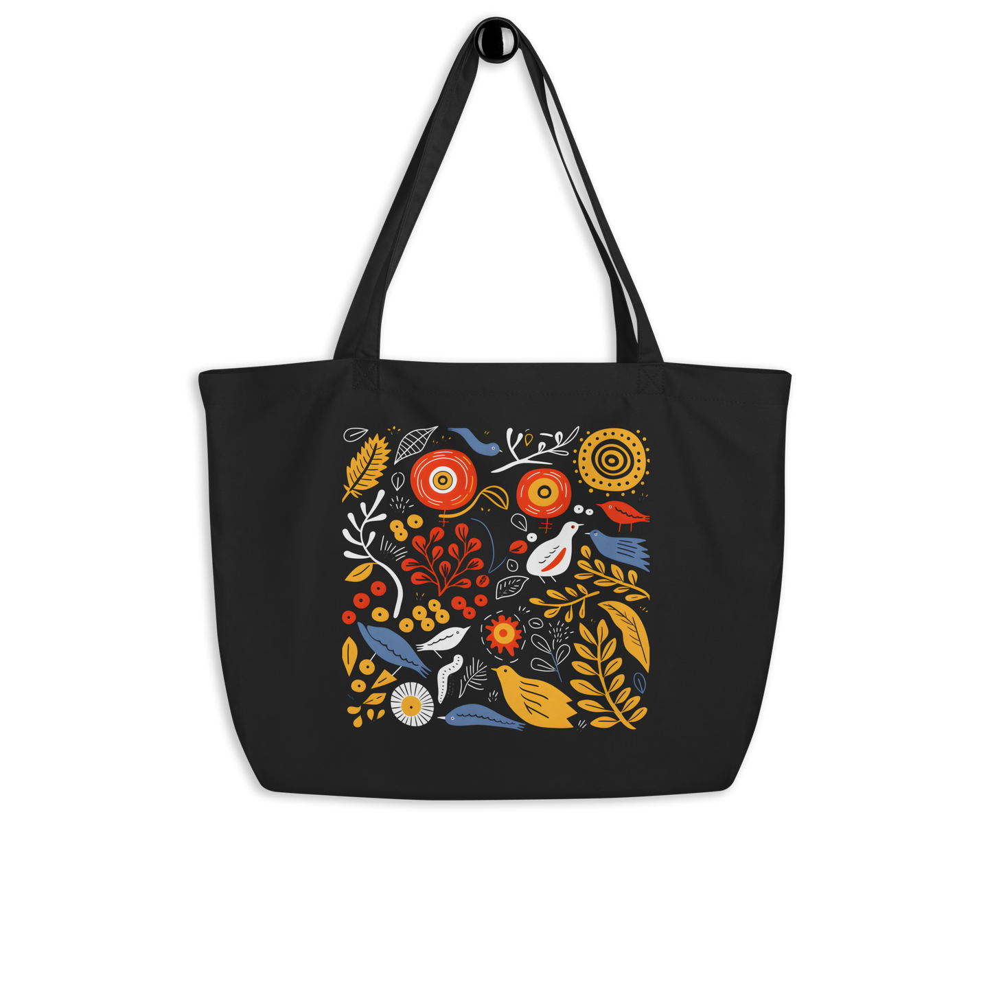 Nature Pattern Large Eco Tote Bag