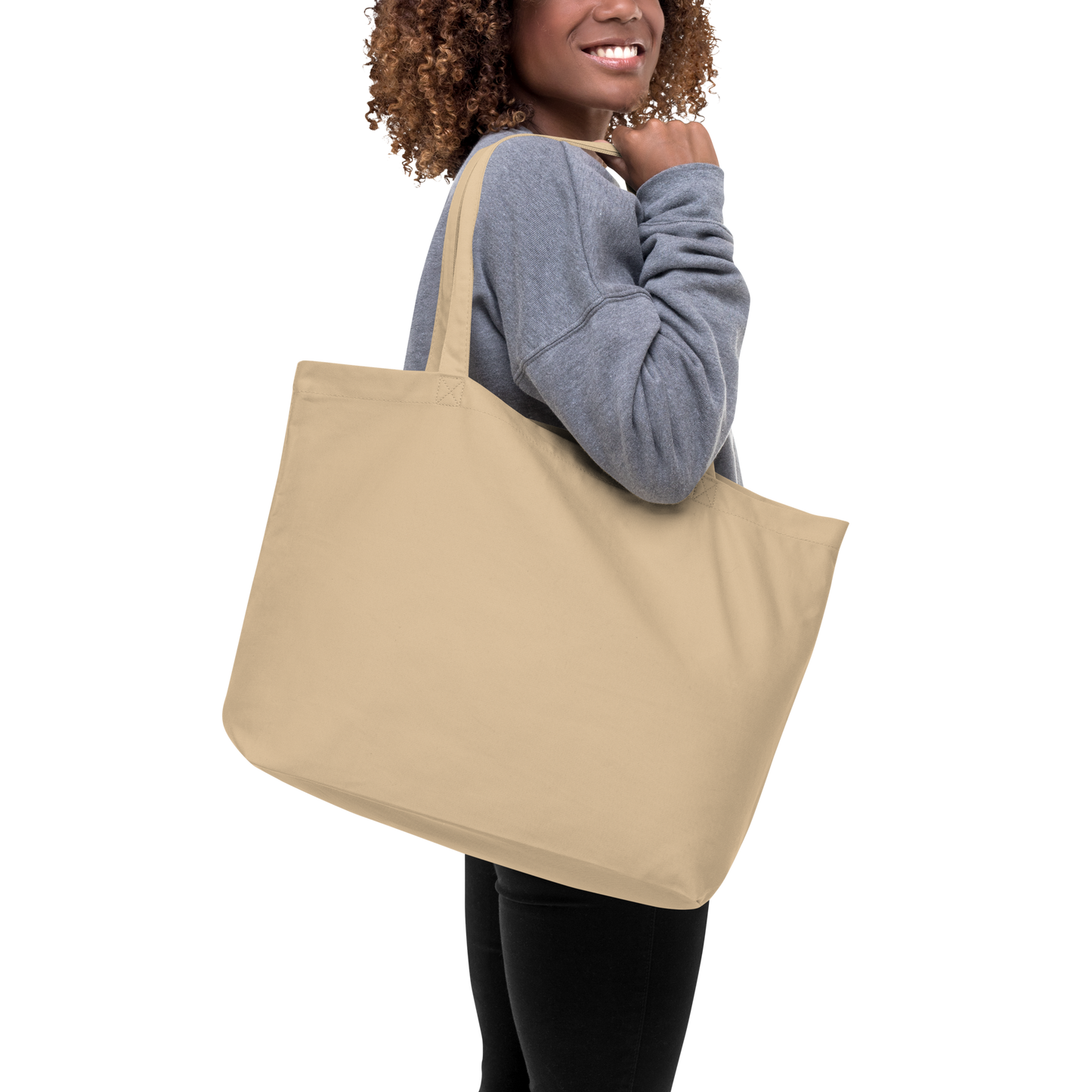 Leaf Pattern Large Eco Tote Bag