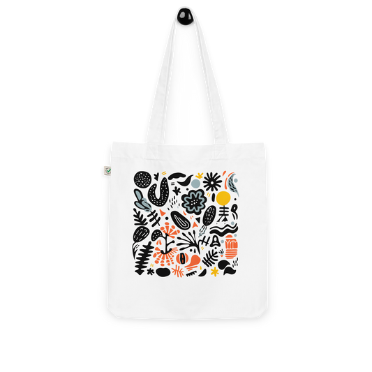 Leaf Pattern eco tote bag