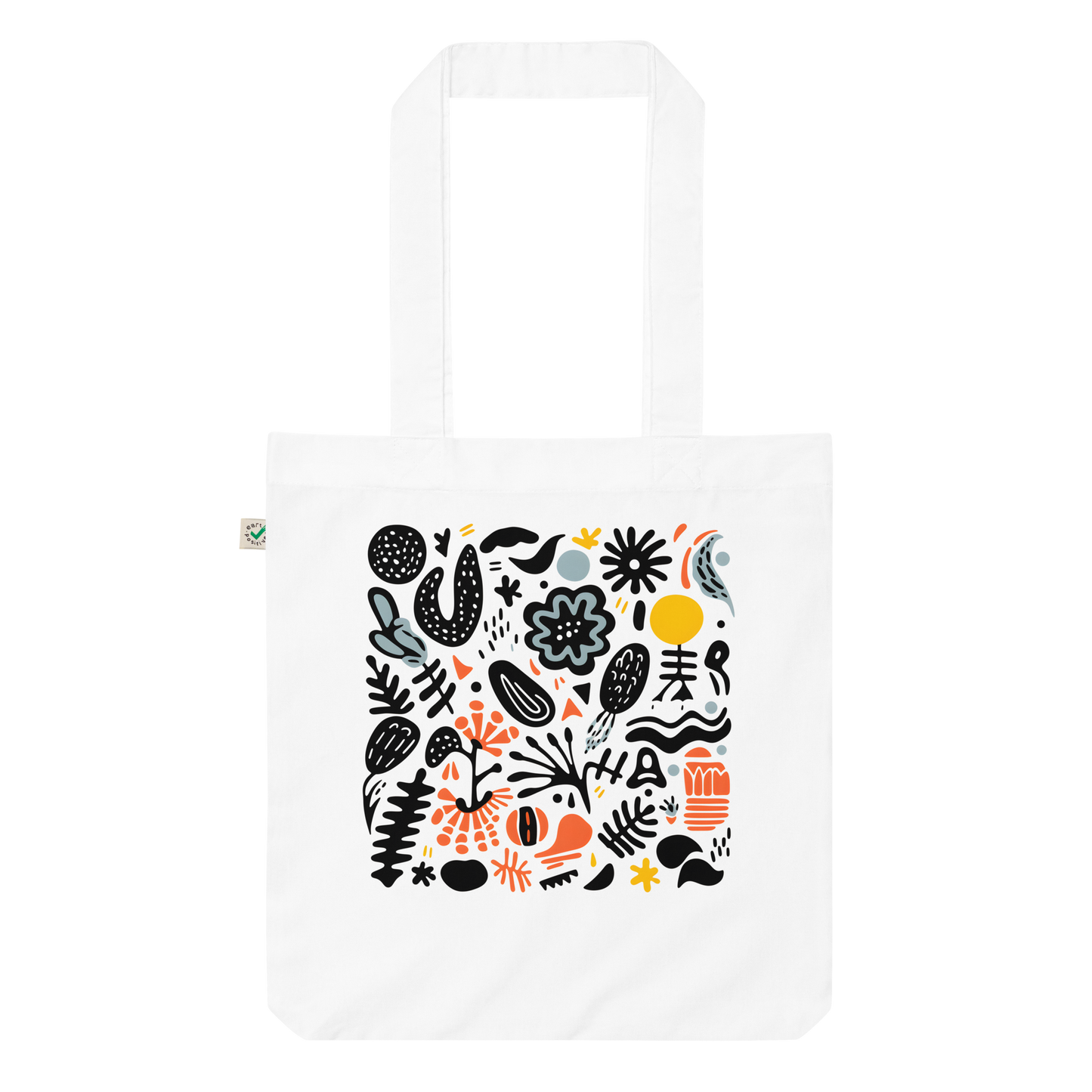 Leaf Pattern eco tote bag