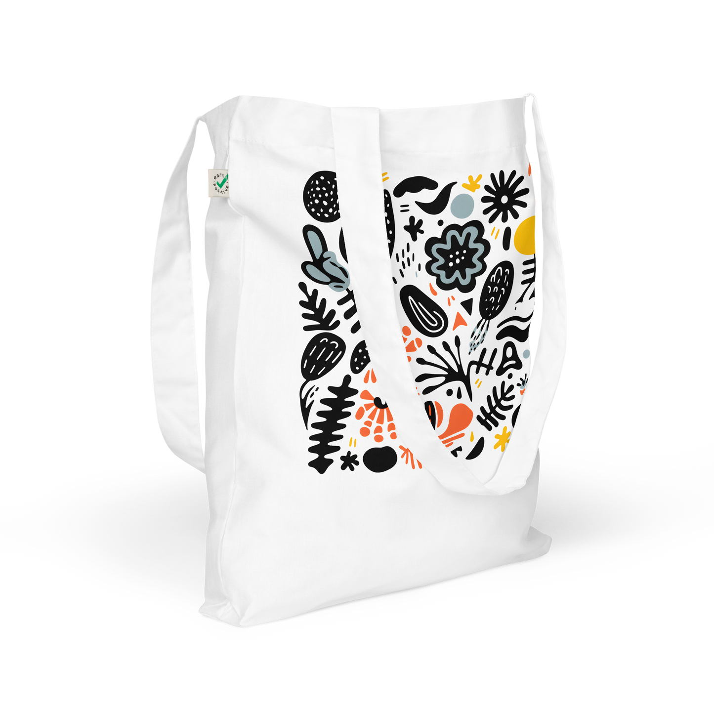 Leaf Pattern eco tote bag