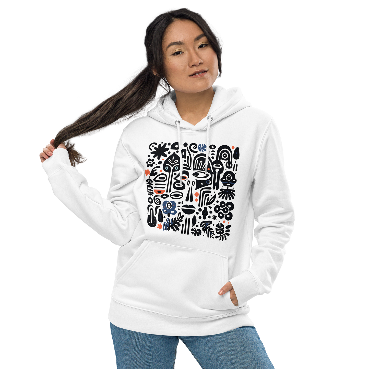 Nature Pattern Women's eco hoodie