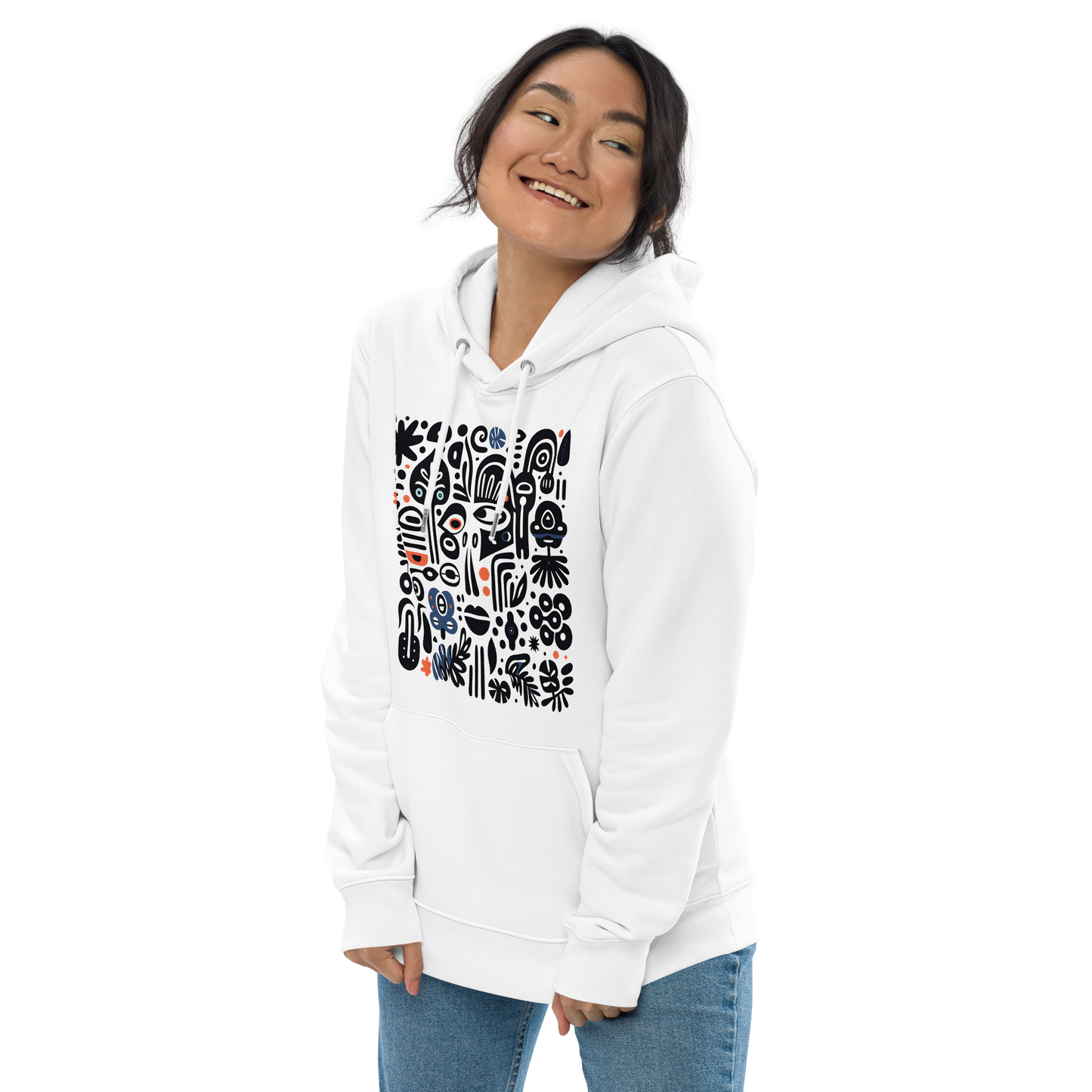 Nature Pattern Women's eco hoodie