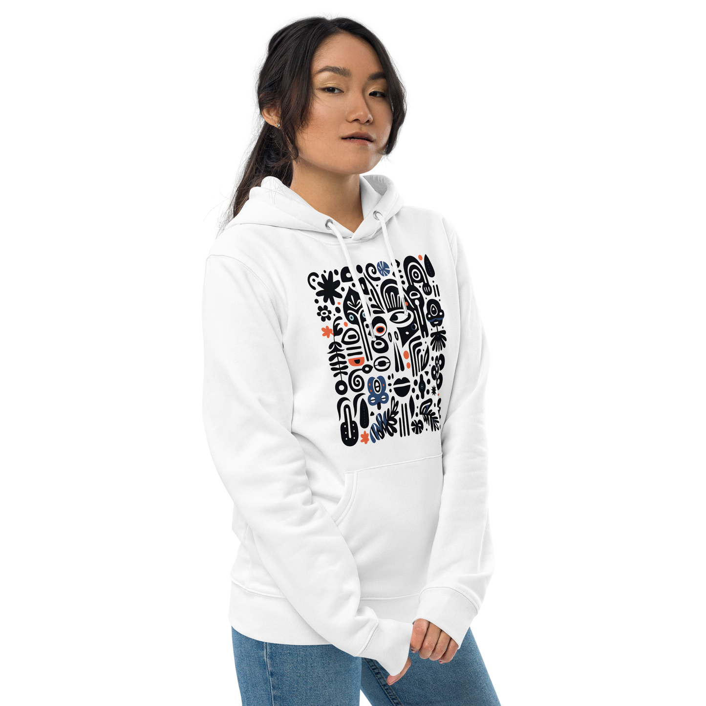 Nature Pattern Women's eco hoodie