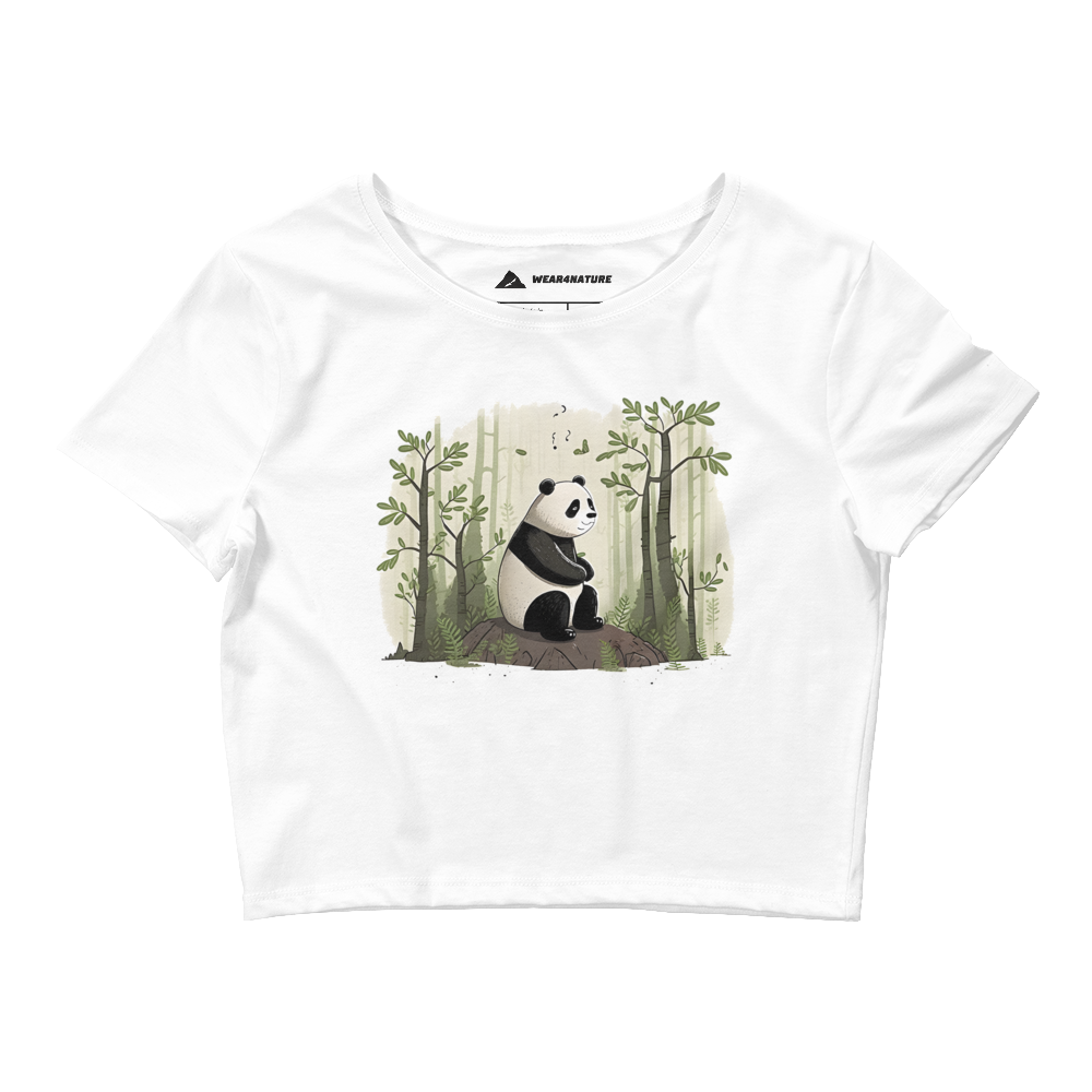 Top Cropped Feminino Chilling Panda